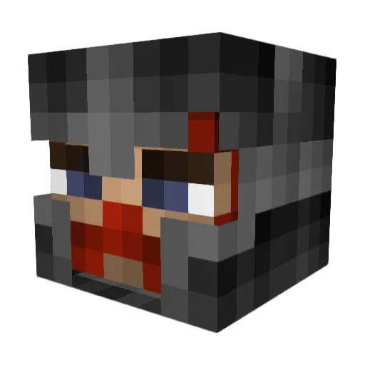 Bolagna Minecraft avatar head, 3D render