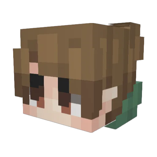 BoldRSD Minecraft avatar head, 3D render