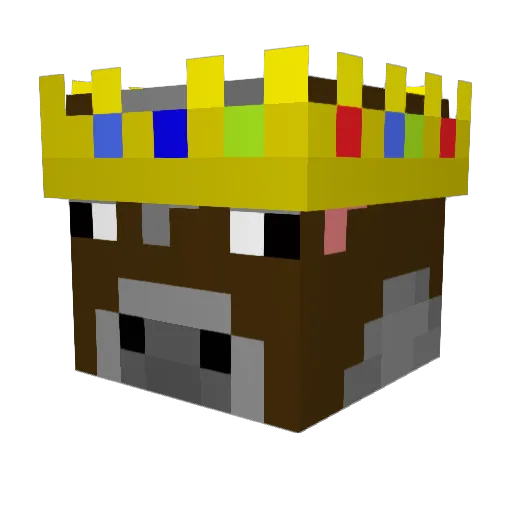 Bold_Oman595 Minecraft avatar head, 3D render