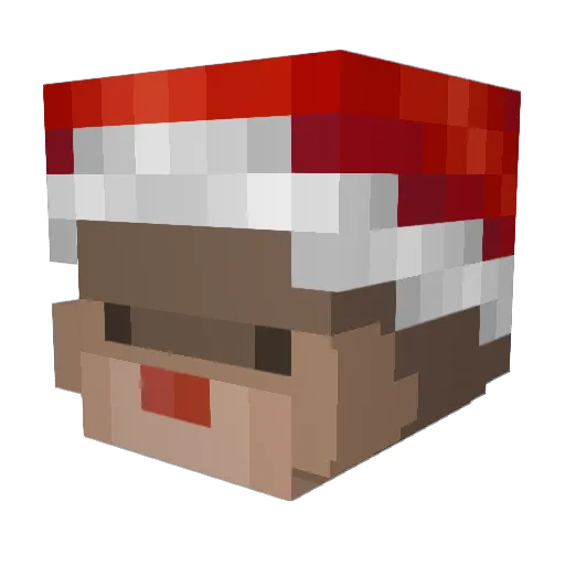 Bolden12 Minecraft avatar head, 3D render