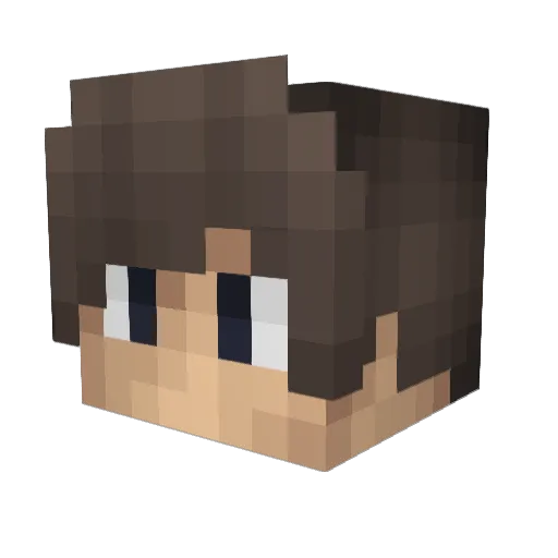 Boldi342 Minecraft avatar head, 3D render