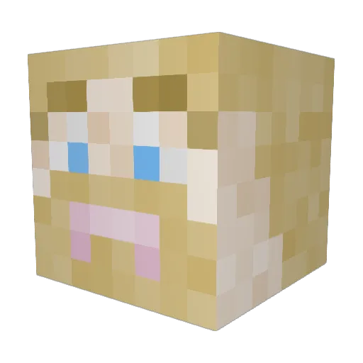 Boldi_420 Minecraft avatar head, 3D render