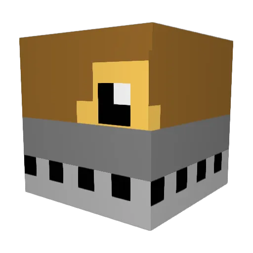 Boldikaa2 Minecraft avatar head, 3D render