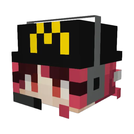 Boldimir_ Minecraft avatar head, 3D render