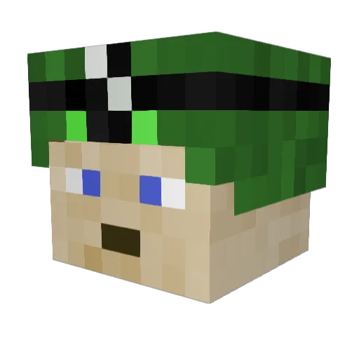 Boldo_Nye Minecraft avatar head, 3D render