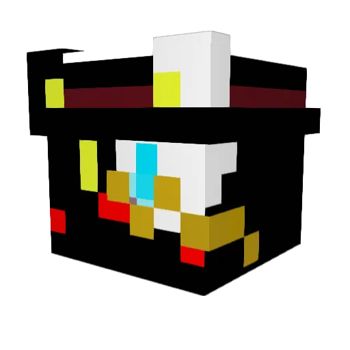 Boldon_ Minecraft avatar head, 3D render