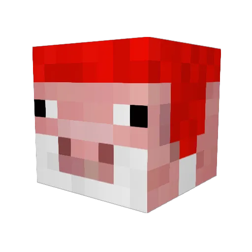Boldwillow Minecraft avatar head, 3D render