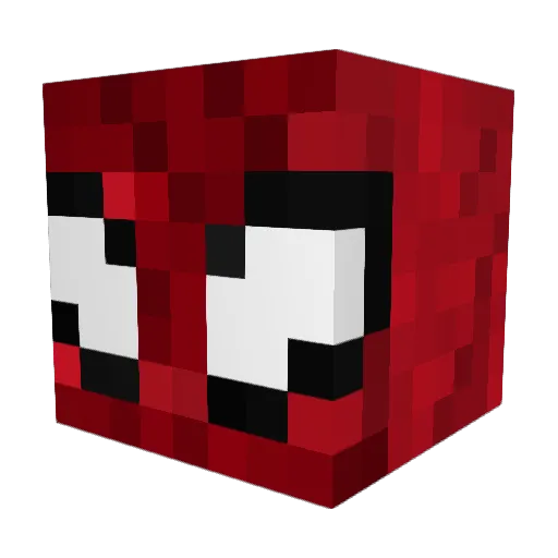 Bolgmir Minecraft avatar head, 3D render
