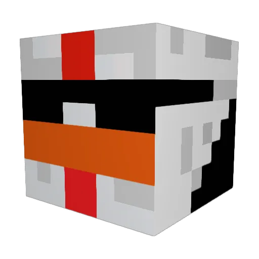 Bolin123 Minecraft avatar head, 3D render