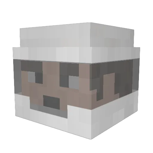 BolinCannon Minecraft avatar head, 3D render