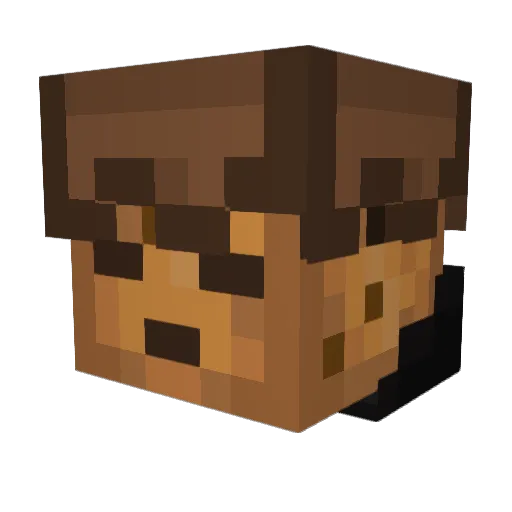 Bolinho_bao Minecraft avatar head, 3D render