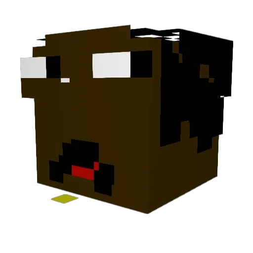 Bolivartupapi Minecraft avatar head, 3D render