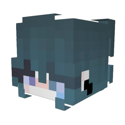BolodeLeemao Minecraft avatar head, 3D render