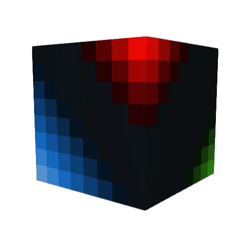 Bolrc Minecraft avatar head, 3D render