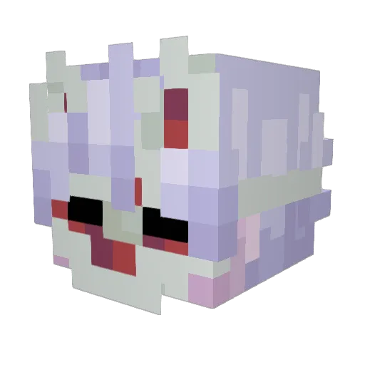 Bolsonaro_2222 Minecraft avatar head, 3D render
