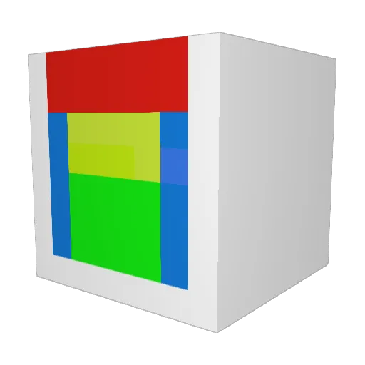 Bolt_Subtotal Minecraft avatar head, 3D render