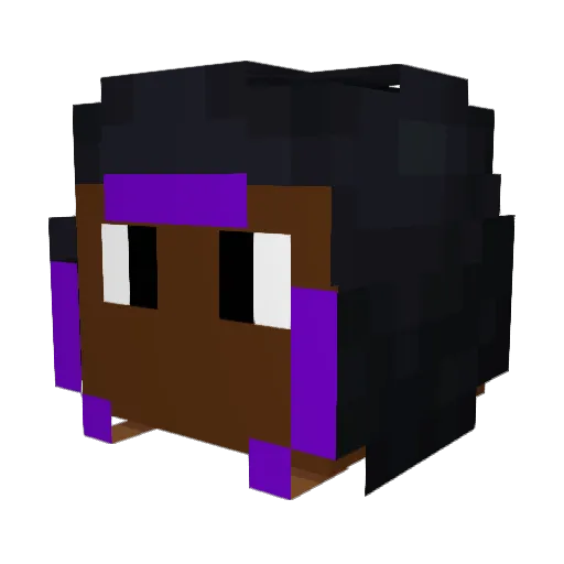 Boltboy12 Minecraft avatar head, 3D render