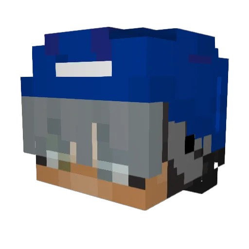 Boltt29 Minecraft avatar head, 3D render