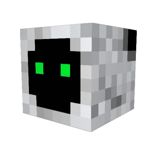 Boltyzak Minecraft avatar head, 3D render