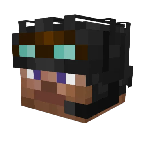 Boltzmann__Brain Minecraft avatar head, 3D render