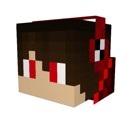 BomPhalem1792 Minecraft avatar head, 3D render