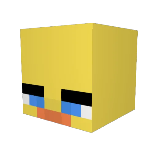 Boma_1223 Minecraft avatar head, 3D render