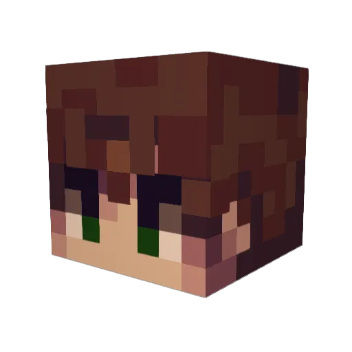Boman270 Minecraft avatar head, 3D render
