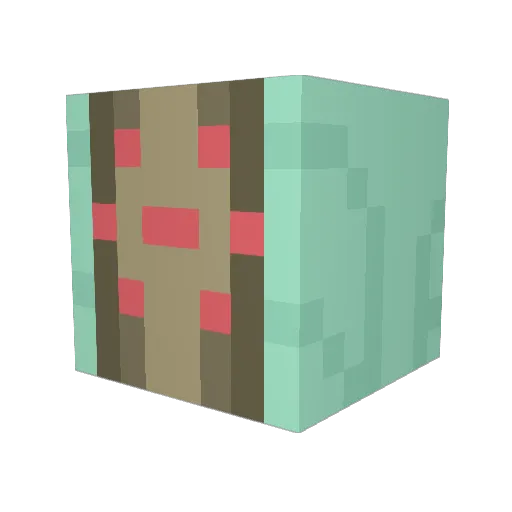 Bomb220 Minecraft avatar head, 3D render