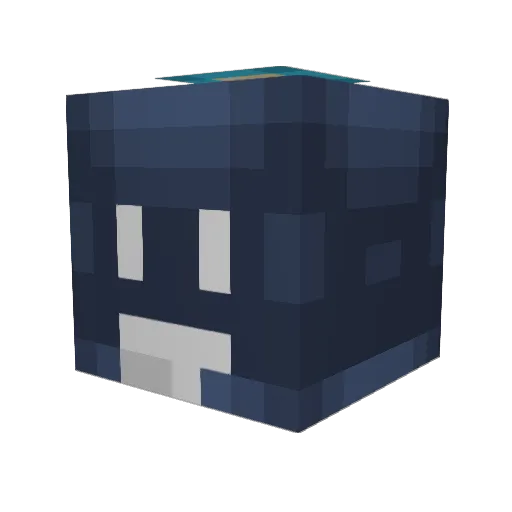 Bomb_Boyo Minecraft avatar head, 3D render