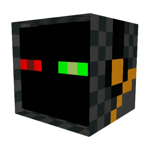BombasticShark Minecraft avatar head, 3D render
