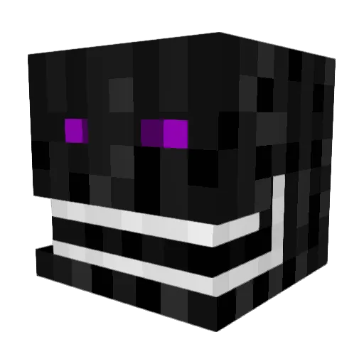 BombedUniverse Minecraft avatar head, 3D render