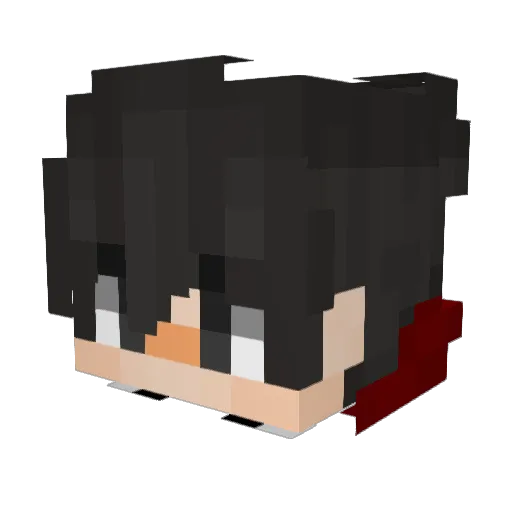 Bombeirinh0 Minecraft avatar head, 3D render
