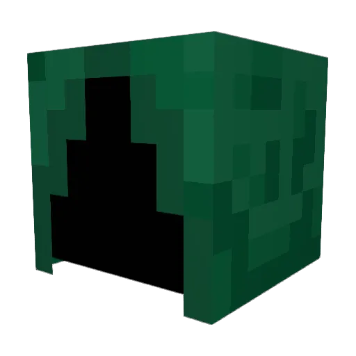 BomberB1401 Minecraft avatar head, 3D render