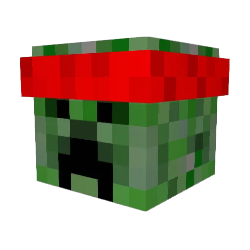 Bomberman_J Minecraft avatar head, 3D render