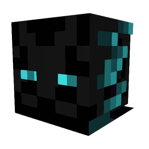 Bomberuk Minecraft avatar head, 3D render