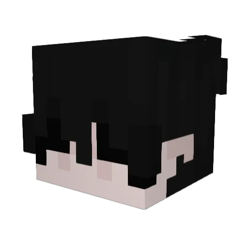 BombetteGuy Minecraft avatar head, 3D render