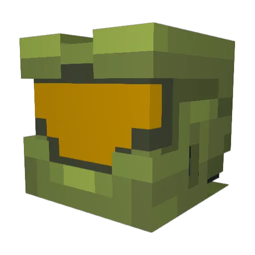 Bombhills9 Minecraft avatar head, 3D render