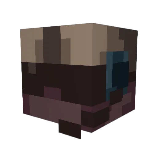 BomboclapGANG Minecraft avatar head, 3D render