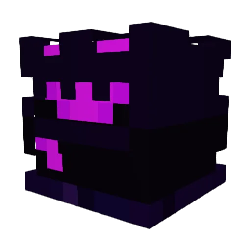 Bombu3DDX Minecraft avatar head, 3D render
