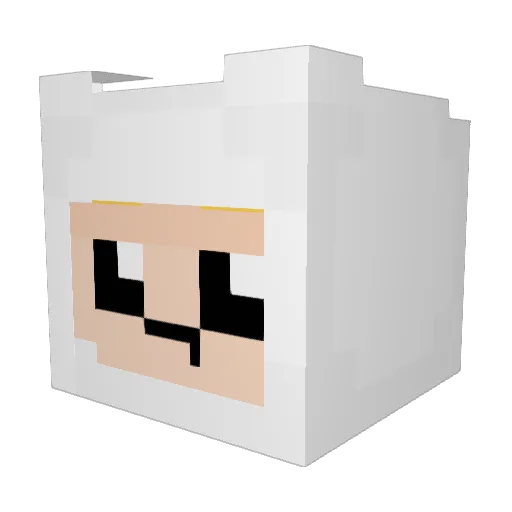 Bombuszk09 Minecraft avatar head, 3D render