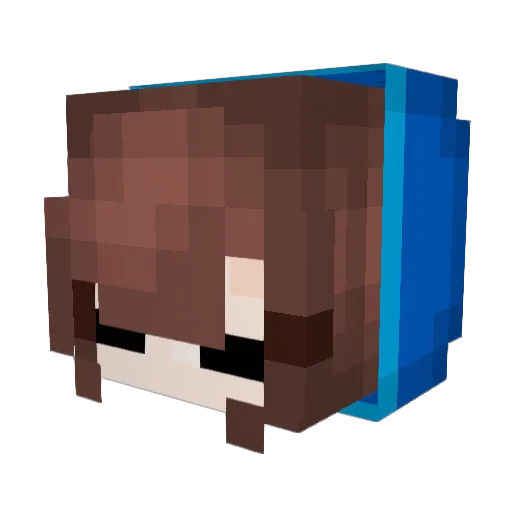 BomeMaco2K Minecraft avatar head, 3D render