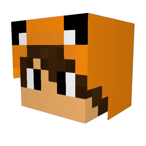 BompasZombie Minecraft avatar head, 3D render