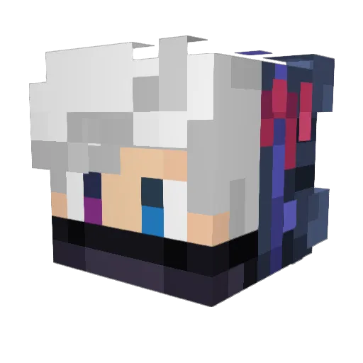 BompkinFTW Minecraft avatar head, 3D render