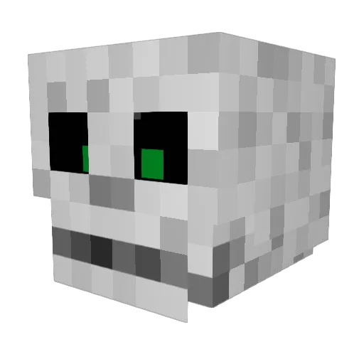 Bon3z33 Minecraft avatar head, 3D render