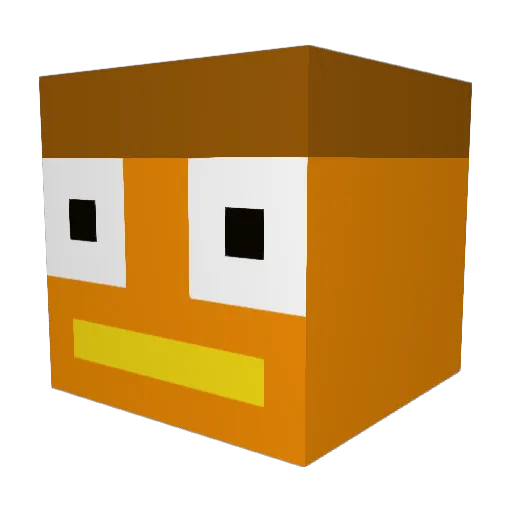 BonBgz230 Minecraft avatar head, 3D render