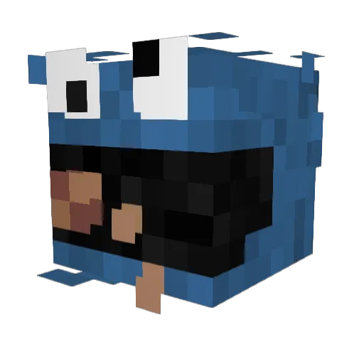 Bonagle Minecraft avatar head, 3D render