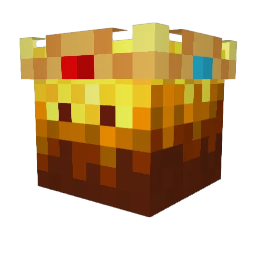 Bonax_110cc Minecraft avatar head, 3D render