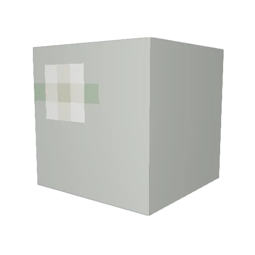 Bonbeeze Minecraft avatar head, 3D render