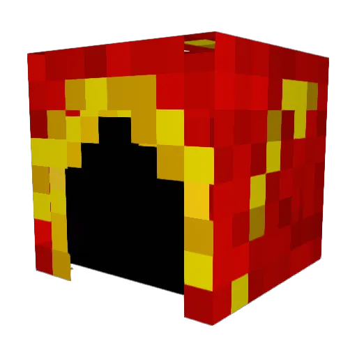 Bondante Minecraft avatar head, 3D render