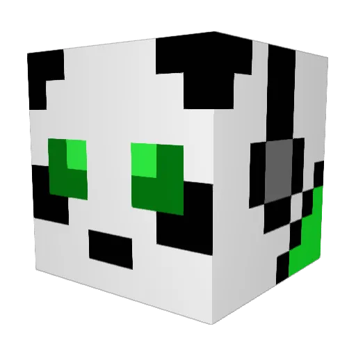 Bonduel Minecraft avatar head, 3D render